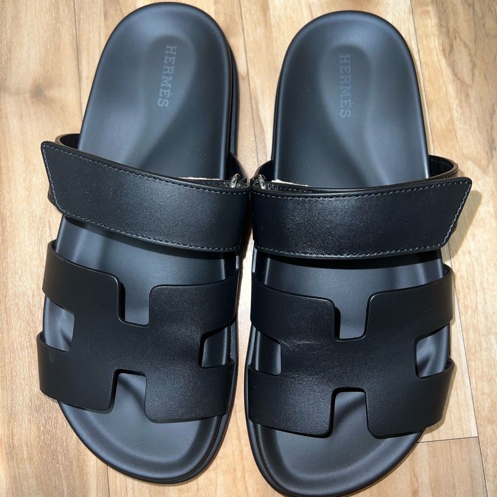 Hermes Chypre Womens Sandals 38.5